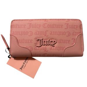 Juicy Couture pink zip-around long wallet - NWT
